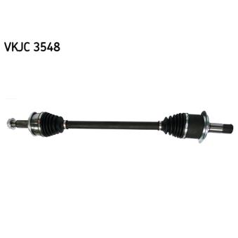 Arbre de transmission SKF VKJC 3548 pour MERCEDES-BENZ VITO 111 CDI 2.2 - 109cv