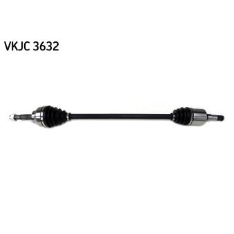 Arbre de transmission SKF VKJC 3632 pour AUDI 100 1.6 - 110cv
