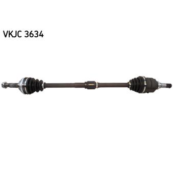 Arbre de transmission SKF VKJC 3634 pour KIA RIO 1.6 - 110cv