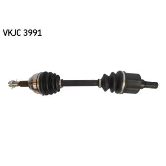 Arbre de transmission SKF VKJC 3991 pour PEUGEOT 607 3.0 V6 24V - 211cv