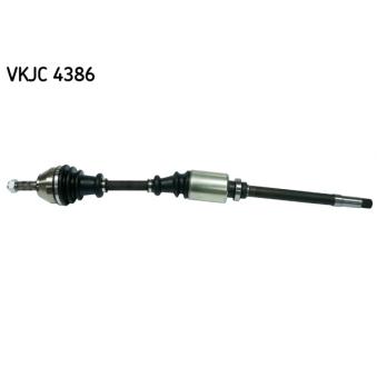 Arbre de transmission SKF VKJC 4386 pour CITROEN C15 1.4 - 75cv
