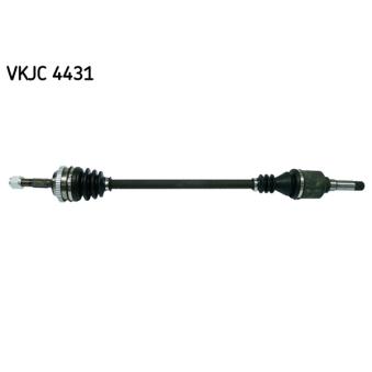 Arbre de transmission SKF VKJC 4431 pour CITROEN AX 1.5 D - 58cv