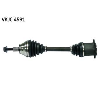 Arbre de transmission SKF VKJC 4591 pour CITROEN C15 2.0 TDI - 110cv