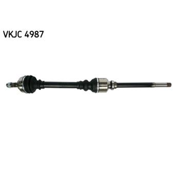 Arbre de transmission SKF VKJC 4987 pour HYUNDAI TUCSON 1.8 16V - 110cv