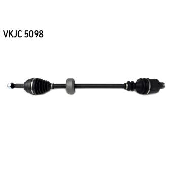 Arbre de transmission SKF VKJC 5098 pour DACIA SANDERO 1.6 16V Bifuel - 105cv