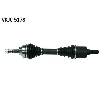Arbre de transmission SKF VKJC 5178 pour CITROEN C5 3.0 V6 - 207cv