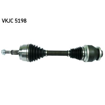 Arbre de transmission SKF VKJC 5198 pour VOLKSWAGEN TRANSPORTER - COMBI 2.0 TSI 4motion - 204cv