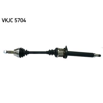 Arbre de transmission SKF VKJC 5704 pour FORD COURIER 1.8 D - 60cv