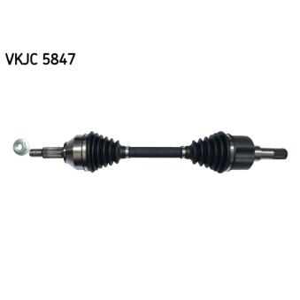 Arbre de transmission SKF VKJC 5847 pour KIA PICANTO 1.8 16V - 110cv