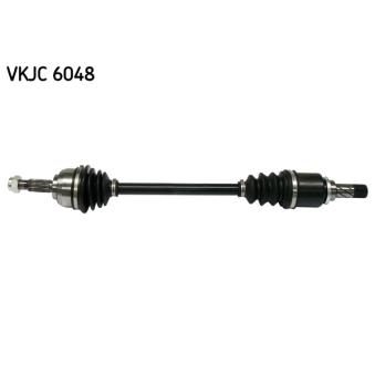Arbre de transmission SKF VKJC 6048 pour RENAULT MODUS 1.4 - 98cv