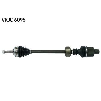 Arbre de transmission SKF VKJC 6095 pour AUDI COUPE 1.2 - 54cv