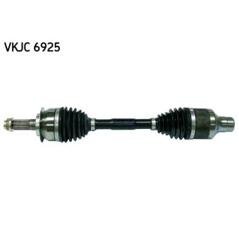 Arbre de transmission SKF VKJC 6925 pour SUZUKI SX4 1.9 DDIS - 120cv