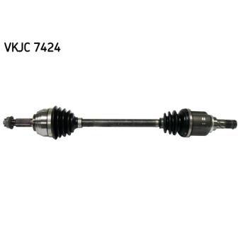 Arbre de transmission SKF VKJC 7424 pour GEELY MR 1.6 - 110cv