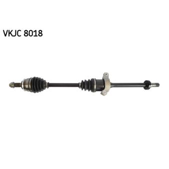Arbre de transmission SKF VKJC 8018 pour MINI MINI CLUBMAN Cooper - 120cv