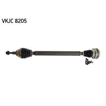 Arbre de transmission SKF VKJC 8205 pour AUDI A3 1.2 TSI - 105cv