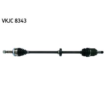 Arbre de transmission SKF VKJC 8343 pour AUDI A6 1.0 - 58cv