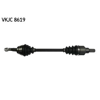 Arbre de transmission SKF VKJC 8619 pour DS DS 3 1.2 THP 110 / PureTech 110 - 110cv