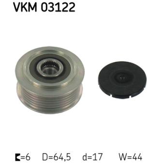 Poulie roue libre, alternateur SKF OEM 06E903119E