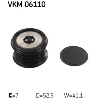 Poulie roue libre, alternateur SKF [VKM 06110]