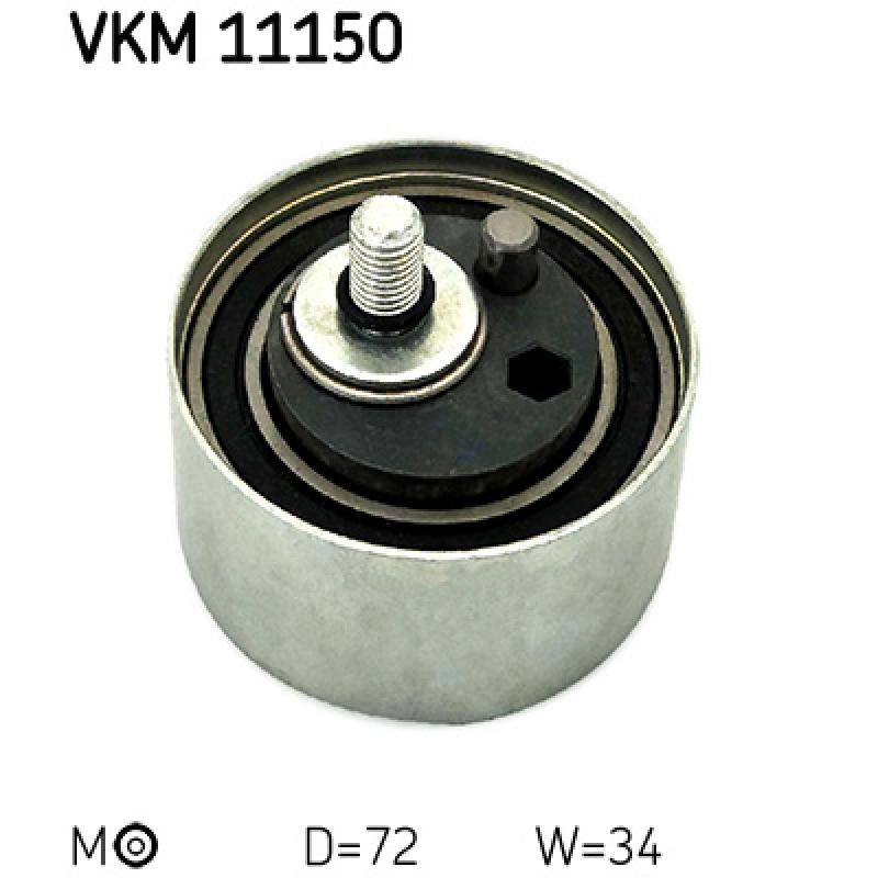 Poulie-tendeur, courroie crantée SKF VKM 11150 - Visuel 1