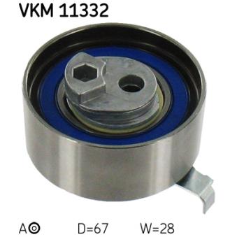 Poulie-tendeur, courroie crantée SKF VKM 11332 pour AUDI A4 3.0 TDI quattro - 211cv