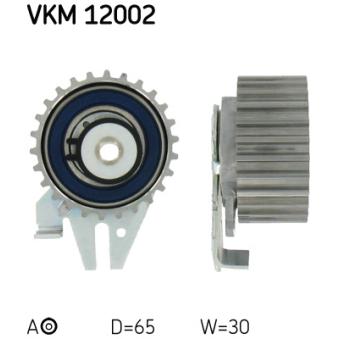 Poulie-tendeur, courroie crantée SKF VKM 12002 pour ALFA ROMEO 4C 1.8 (960.CXB1A) - 241cv