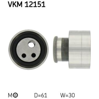 Poulie-tendeur, courroie crantée SKF OEM 7553564