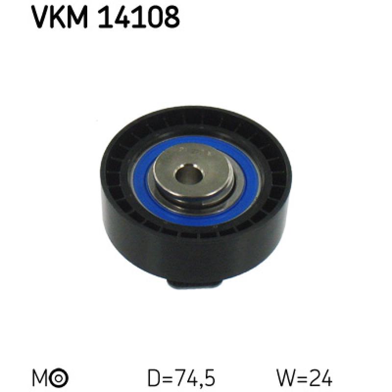 Poulie-tendeur, courroie crantée SKF VKM 14108 - Visuel 1