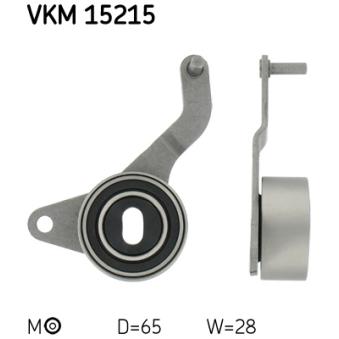 Poulie-tendeur, courroie crantée SKF VKM 15215 pour OPEL COMBO 1.7 DI 16V - 65cv