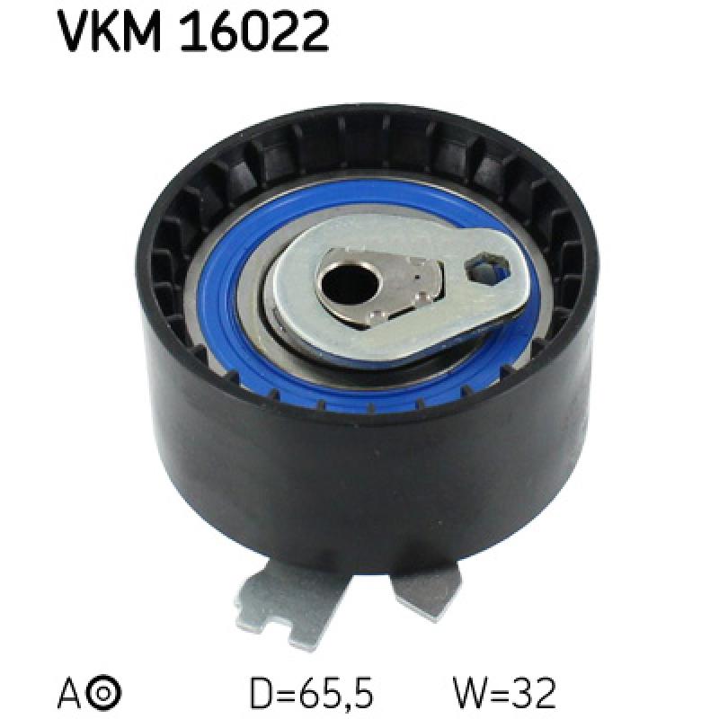 Poulie-tendeur, courroie crantée SKF VKM 16022 - Visuel 1