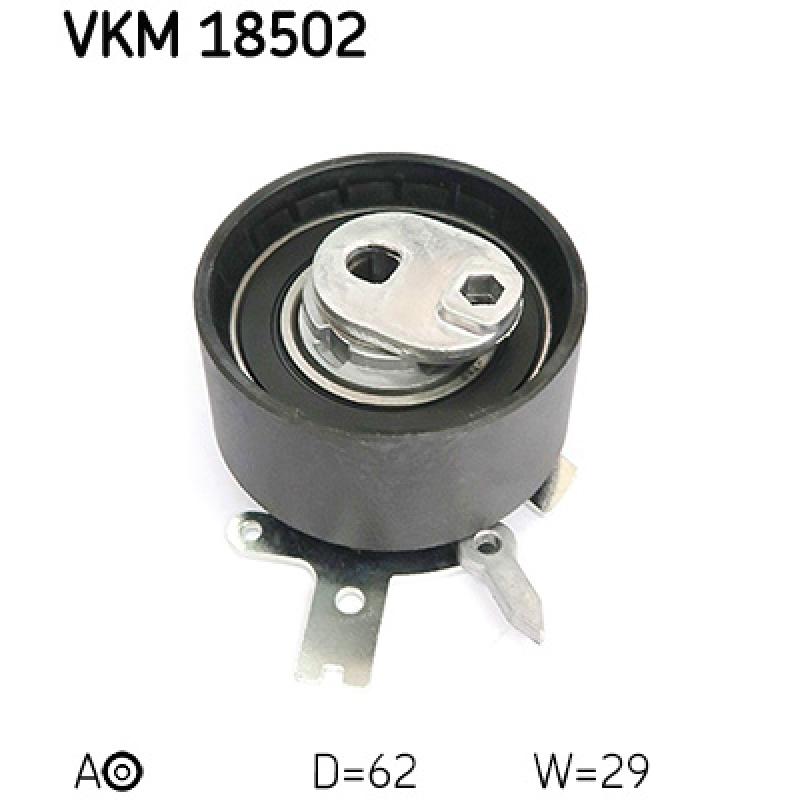 Poulie-tendeur, courroie crantée SKF VKM 18502 - Visuel 1