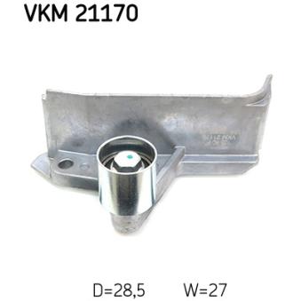 Poulie renvoi/transmission, courroie de distribution SKF VKM 21170 pour AUDI A4 1.8 T - 163cv
