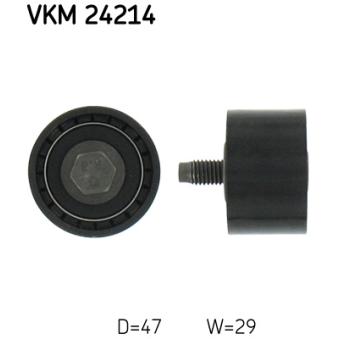 Poulie renvoi/transmission, courroie de distribution SKF VKM 24214 pour PEUGEOT 304 RS - 215cv