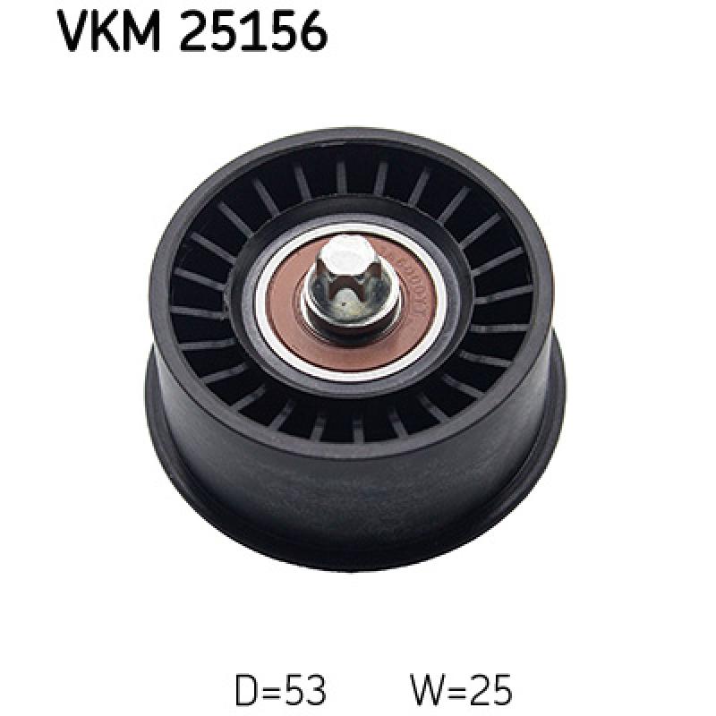 Poulie renvoi/transmission, courroie de distribution SKF VKM 25156 - Visuel 1