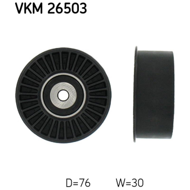 Poulie renvoi/transmission, courroie de distribution SKF VKM 26503 - Visuel 1