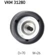 SKF VKM 31280 - Poulie renvoi/transmission, courroie trapézoïdale à nervures