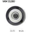 SKF VKM 31280 - Poulie renvoi/transmission, courroie trapézoïdale à nervures