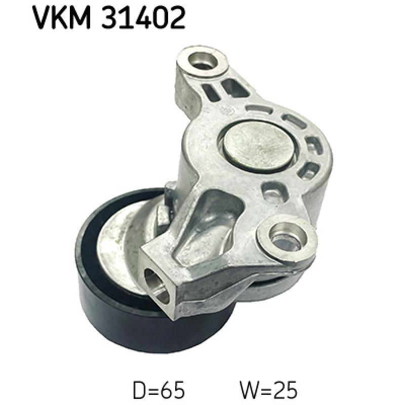 Poulie-tendeur, courroie trapézoïdale à nervures SKF VKM 31402 - Visuel 2