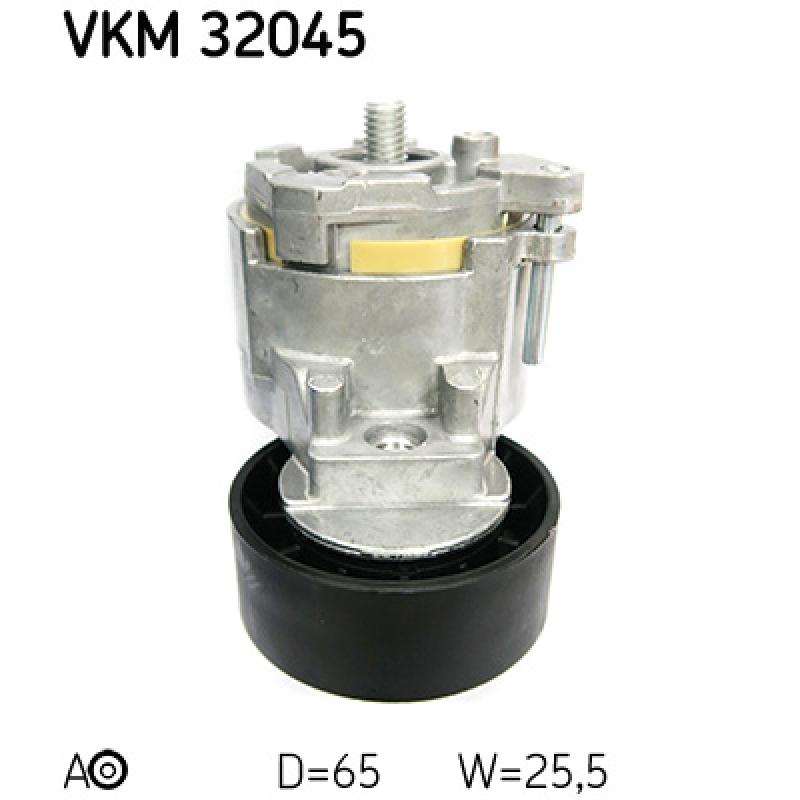 Poulie-tendeur, courroie trapézoïdale à nervures SKF VKM 32045 - Visuel 1