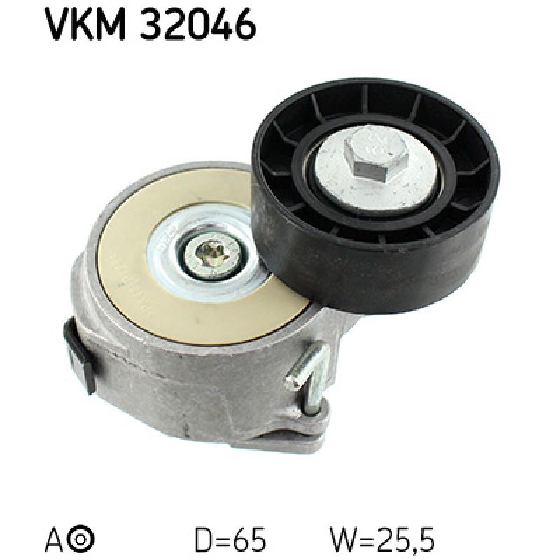 Poulie-tendeur, courroie trapézoïdale à nervures SKF VKM 32046 - Visuel 1