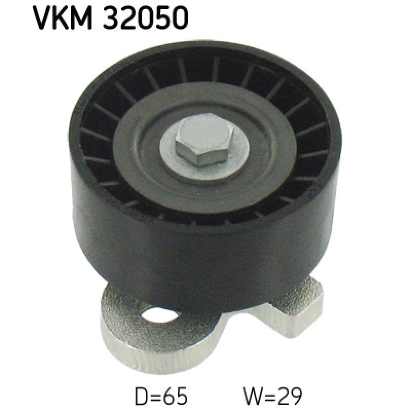 Poulie-tendeur, courroie trapézoïdale à nervures SKF VKM 32050 - Visuel 1