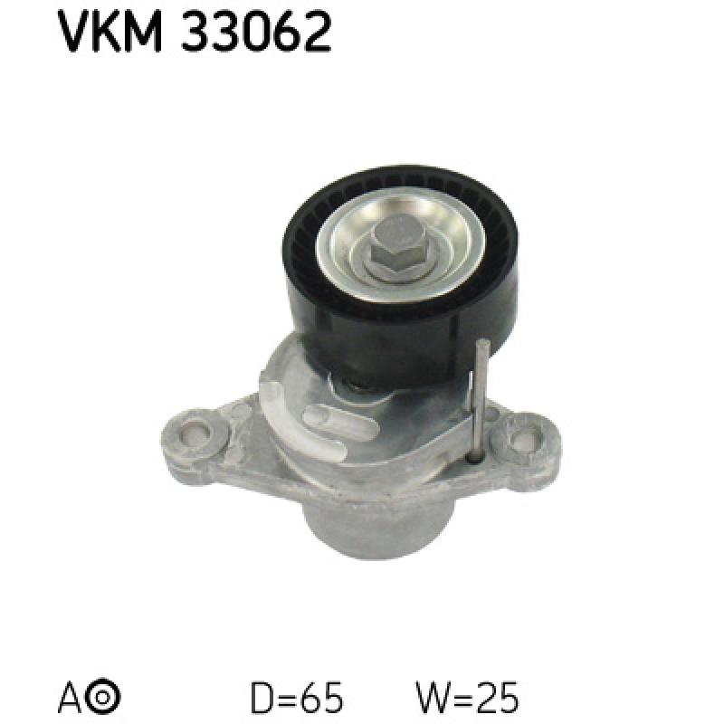 Poulie-tendeur, courroie trapézoïdale à nervures SKF VKM 33062 - Visuel 1