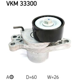 Poulie-tendeur, courroie trapézoïdale à nervures SKF [VKM 33300]