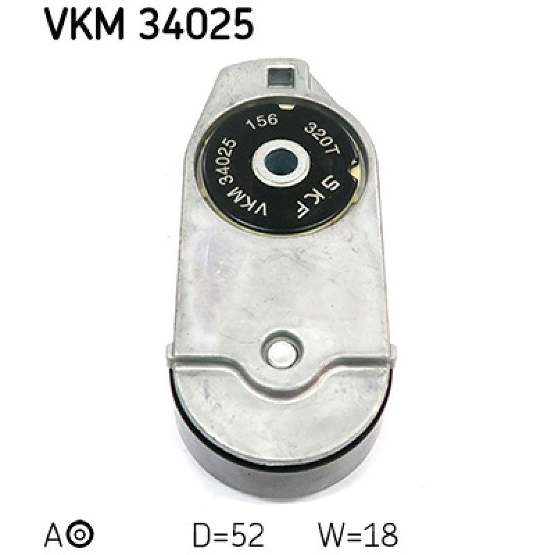 Poulie-tendeur, courroie trapézoïdale à nervures SKF VKM 34025 - Visuel 2