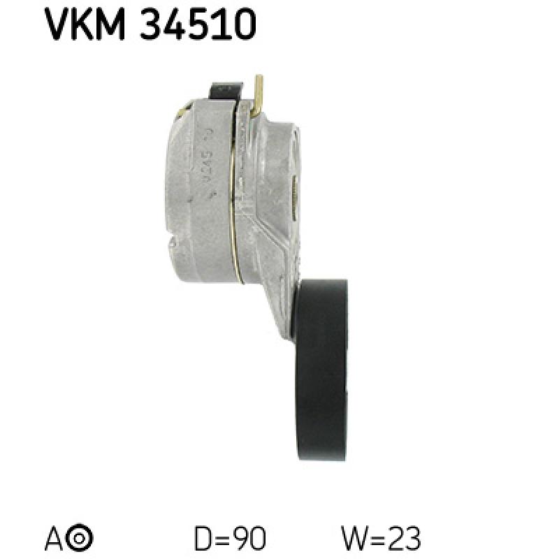 Poulie-tendeur, courroie trapézoïdale à nervures SKF VKM 34510 - Visuel 2