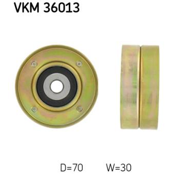Poulie renvoi/transmission, courroie trapézoïdale à nervures SKF VKM 36013 pour RENAULT R19 1.8 - 110cv