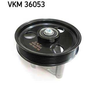 Poulie renvoi/transmission, courroie trapézoïdale à nervures SKF VKM 36053 pour RENAULT CLIO 1.5 dCi - 68cv