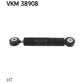 Poulie-tendeur, courroie trapézoïdale à nervures SKF VKM 38908 pour MERCEDES-BENZ CLASSE E E 200 D - 75cv