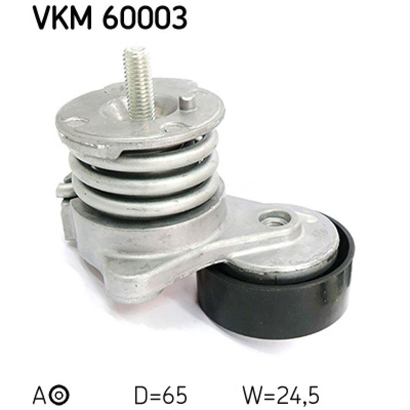 Poulie-tendeur, courroie trapézoïdale à nervures SKF VKM 60003 - Visuel 2