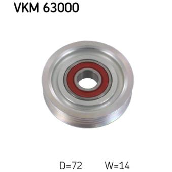 Poulie renvoi/transmission, courroie trapézoïdale à nervures SKF OEM 38942PM3000